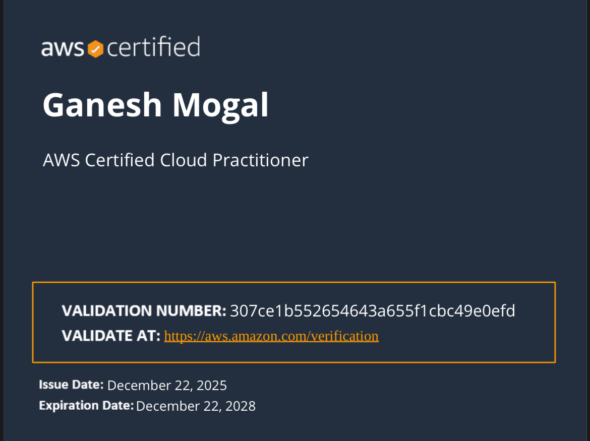 AWS Certified Cloud Practitioner